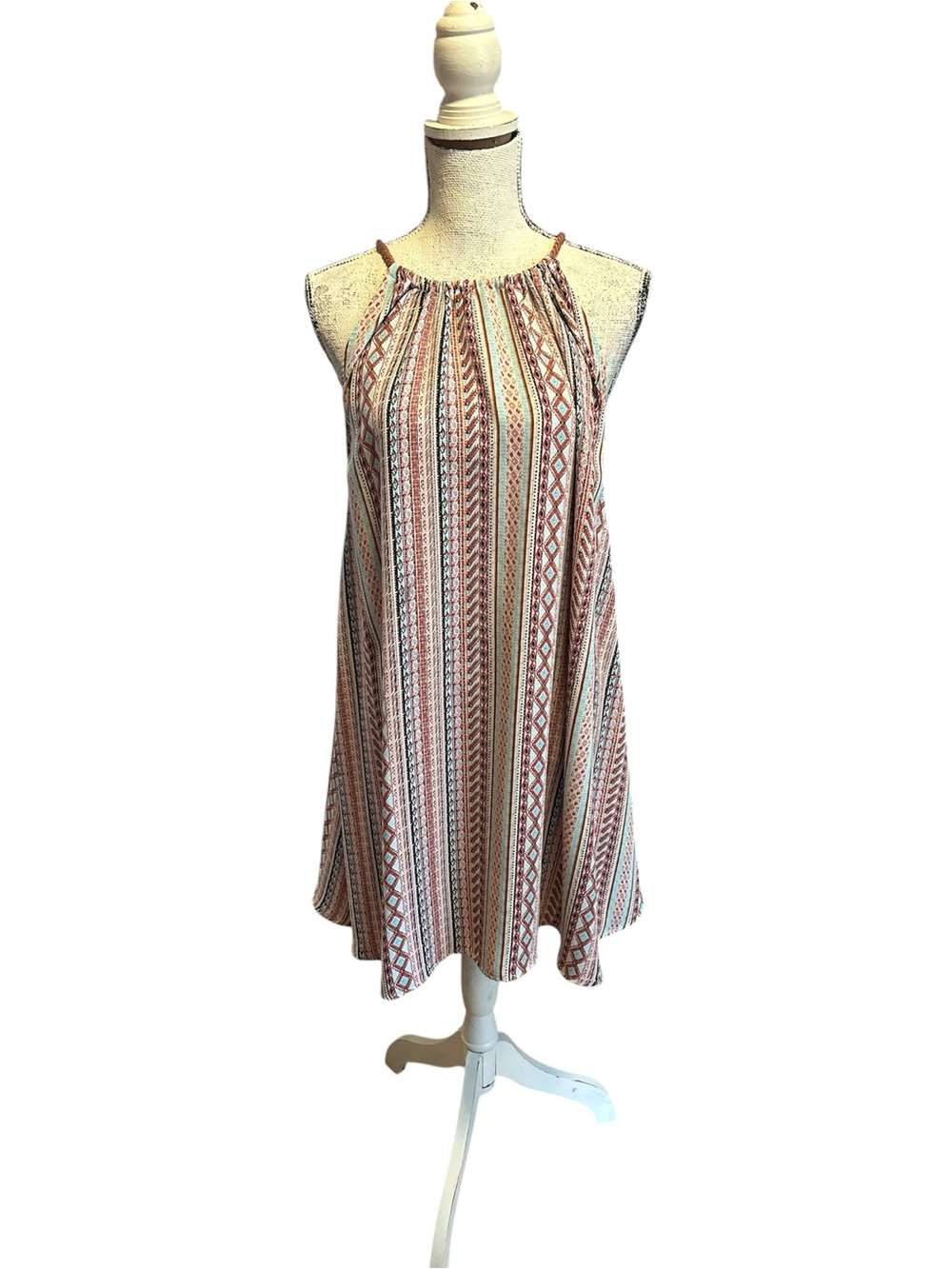 Boho Halter Dress